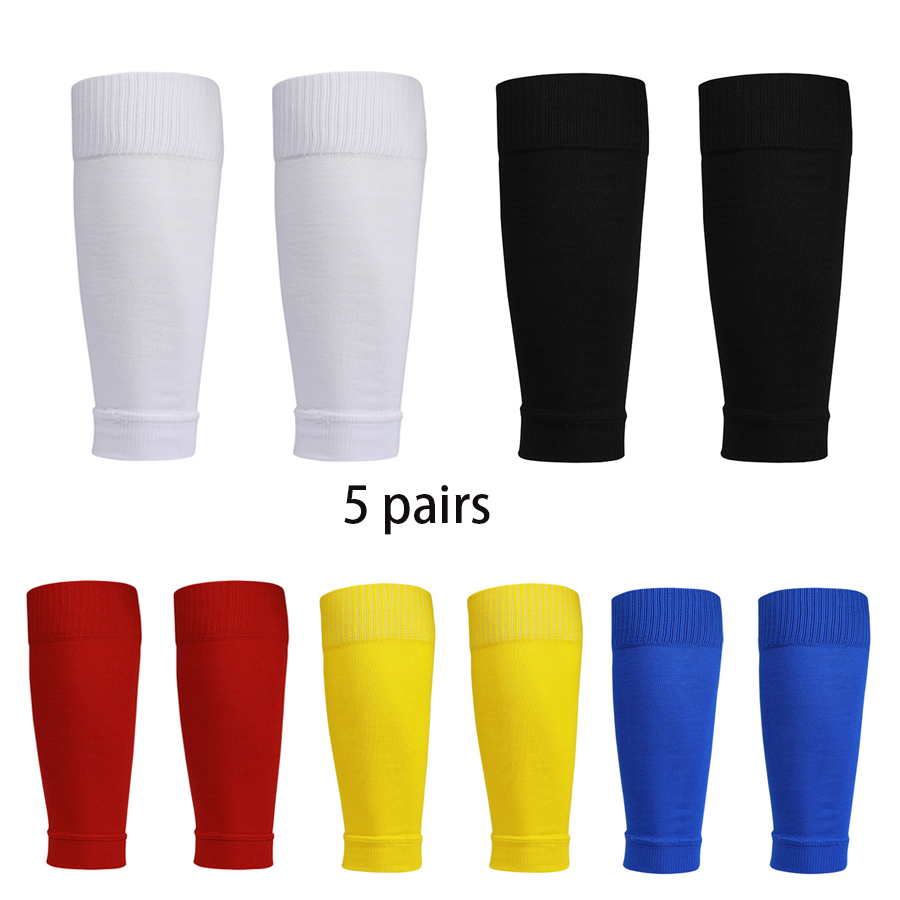 5 ペアメンズレッグバスケットボールサッカースポーツソックス - Compression Sleeve Calf のレビューと価格