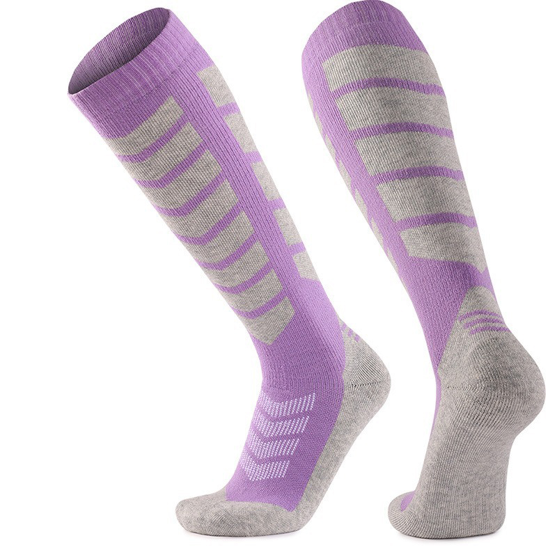 メリノウール製スキーソックス、膝丈、冬用、スノーボード用、厚 - Thermal Sock Winter のレビューと価格