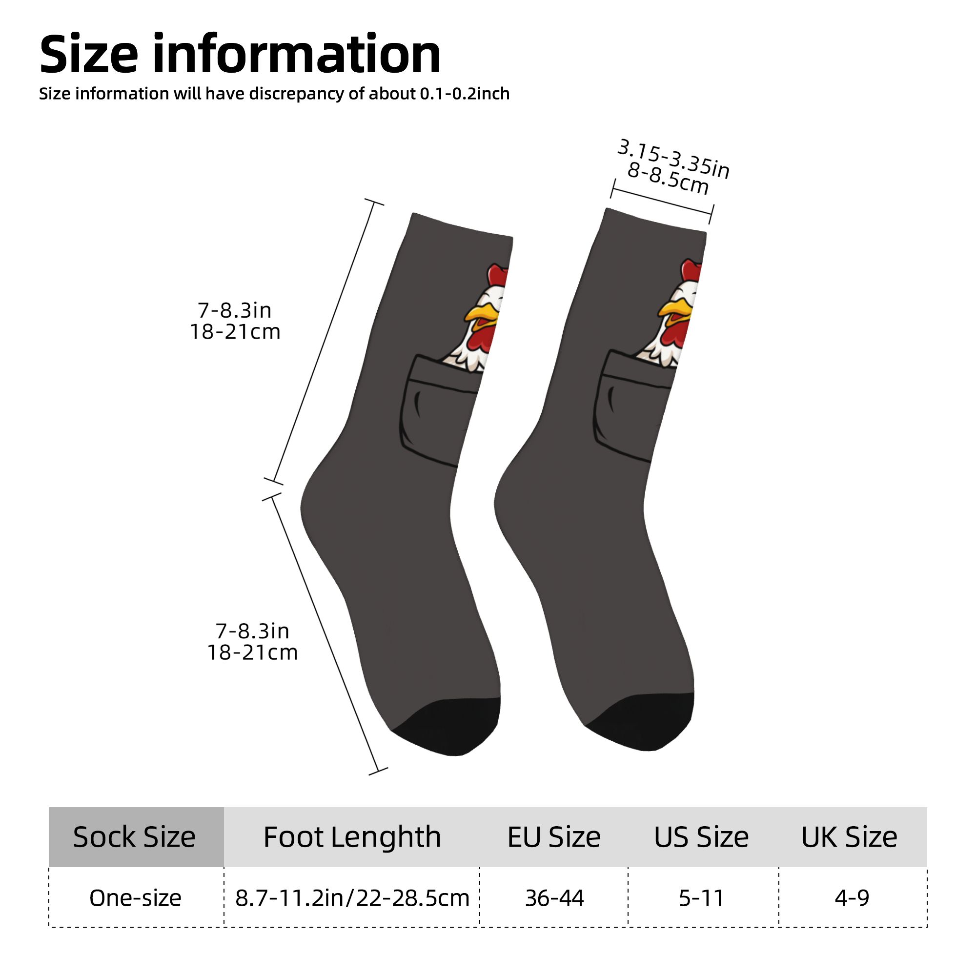 カスタムポケットアニマルルースター メンズ レディース クル - Dress Sock Men のレビューと価格